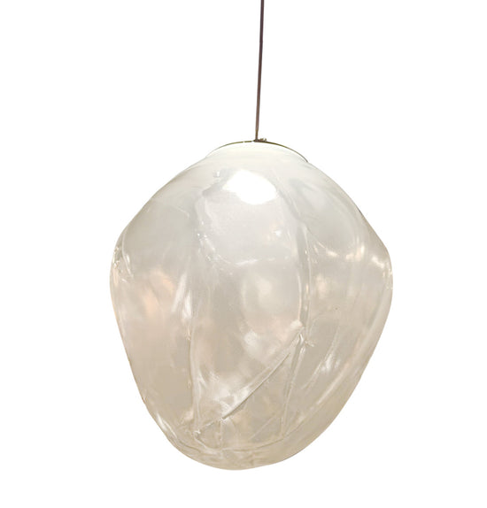 Broome Single Transparent Antique Glass Led Pendant Light Chandelier 22 Cm