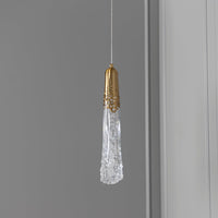 Nairobi Single Crystal Antique Pendant Light Chandelier 40 Cm - Heka Lighting & Trading Limited