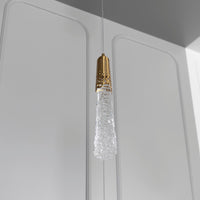 Nairobi Single Crystal Antique Pendant Light Chandelier 40 Cm - Heka Lighting & Trading Limited