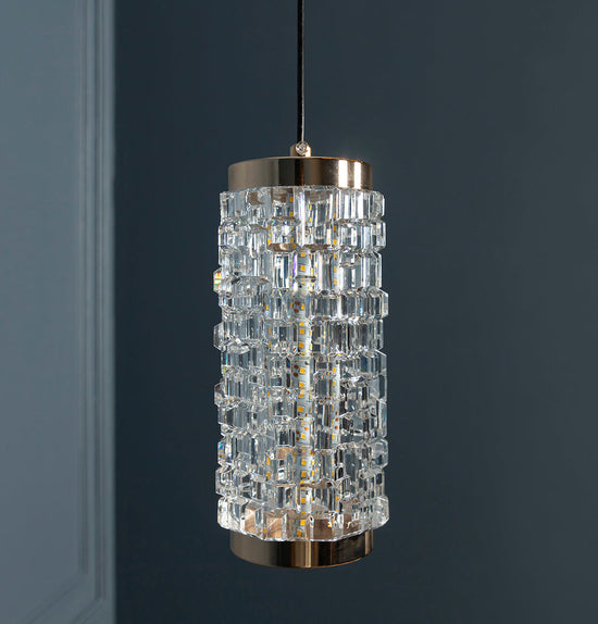 Dubbo Single Glass Gold Led Pendant Light Chandelier