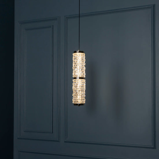Dubbo Double Glass Gold Led Pendant Light Chandelier