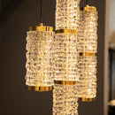 Dubbo Triple Glass Gold Led Pendant Light Chandelier - Heka Lighting & Trading Limited
