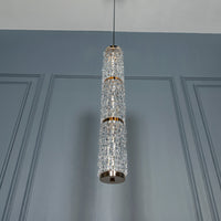 Dubbo Triple Glass Gold Led Pendant Light Chandelier - Heka Lighting & Trading Limited