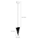Togo Single Threegen Antique Transparent Glass Led Pendant Light Chandelier 20 Cm - Heka Lighting & Trading Limited