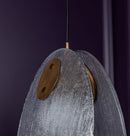 Gana Two White Frosted Glass Antique Pendant Light 43 Cm - Heka Lighting & Trading Limited