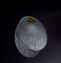 Gana Two White Frosted Glass Antique Pendant Light 43 Cm - Heka Lighting & Trading Limited