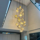 Vienna Meteorite Smoked Antique Glass Led Pendant Light Chandelier 20 Cm - Heka Lighting & Trading Limited