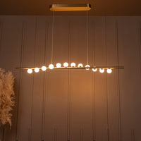 Gine Marble Bulk Dining Table Chandelier 120 Cm