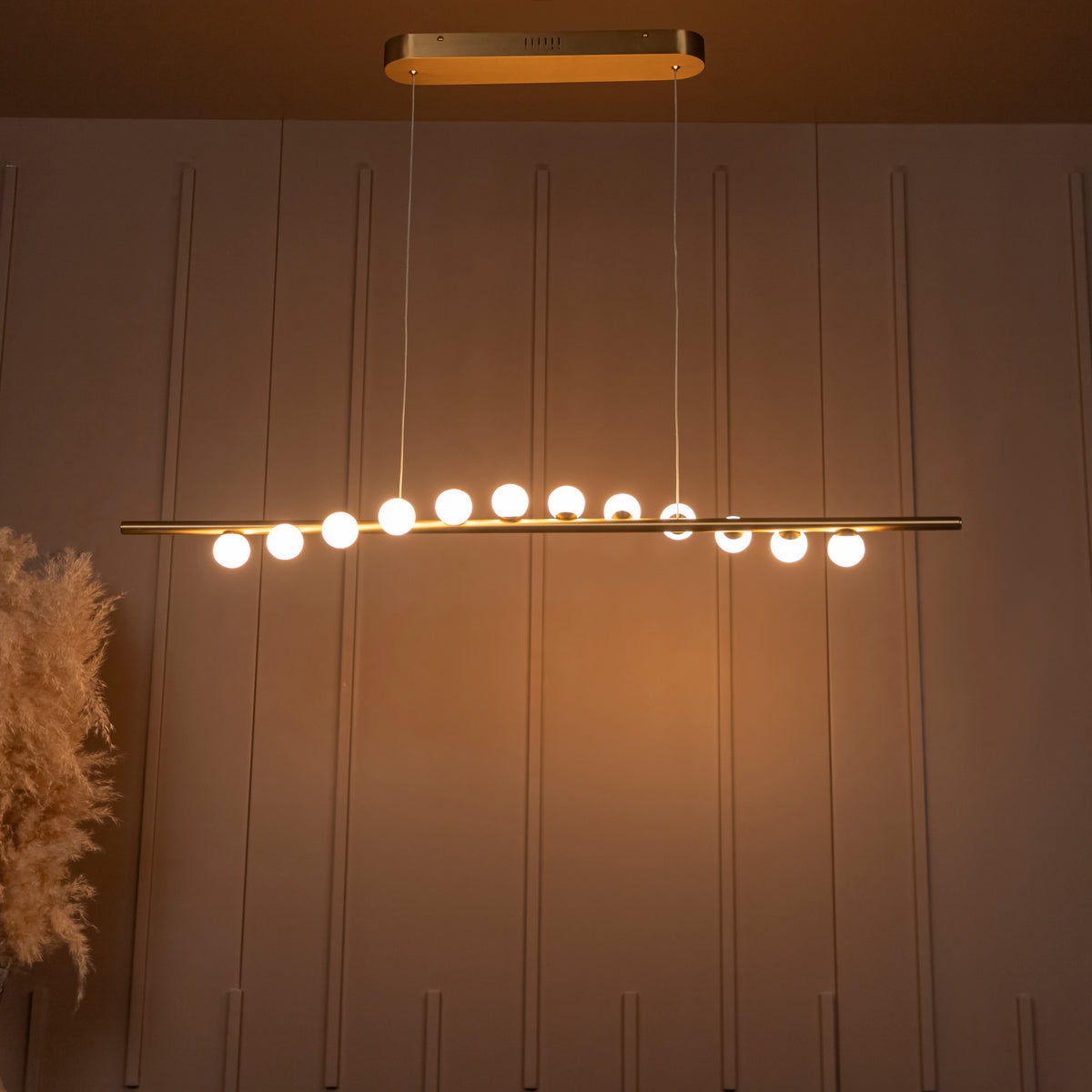 Gine Marble Bulk Dining Table Chandelier 120 Cm