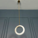 Gamba Antique White Marble Led Pendant Light Chandelier 25 Cm - Heka Lighting & Trading Limited