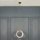 Gamba Antique White Marble Led Pendant Light Chandelier 30 Cm - Heka Lighting & Trading Limited