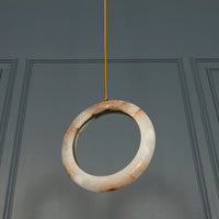 Gamba Antique White Marble Led Pendant Light Chandelier 30 Cm - Heka Lighting & Trading Limited