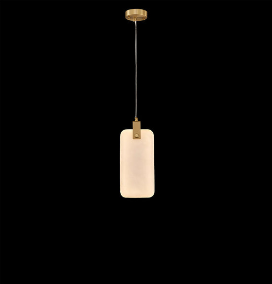 Gama White Marble Antique Pendant Light Chandelier 15X30 Cm
