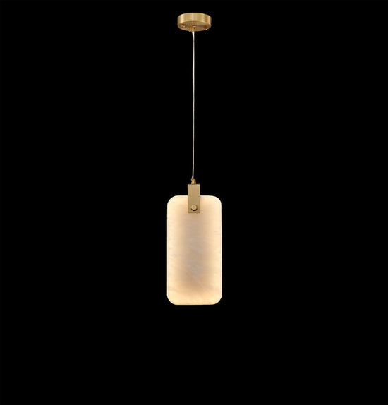 Gama White Marble Antique Pendant Light Chandelier 20X40 Cm