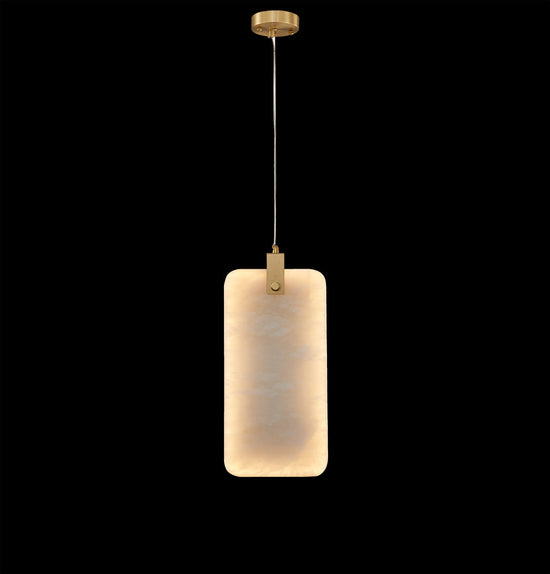 Gama White Marble Antique Pendant Light Chandelier 20X60 Cm