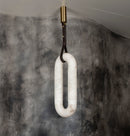 Teta White Marble Antique Pendant Light Chandelier 25X60 Cm - Heka Lighting & Trading Limited