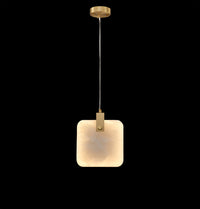 Gama White Marble Antique Pendant Light Chandelier 30X30 Cm - Heka Lighting & Trading Limited