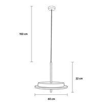 Delhi Marble Antique Led Pendant Light Chandelier 40 Cm - Heka Lighting & Trading Limited