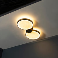 Rabat 2-Piece Marble Antique Plafonier Chandelier | Modern Decorative Lighting For Homes & Hotels