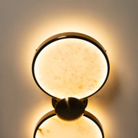 Rabat 2-Piece Marble Antique Plafonier Chandelier | Modern Decorative Lighting For Homes & Hotels