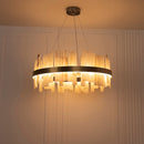 Ekho Antique Marble Pendant Light Chandelier 80 Cm - Heka Lighting & Trading Limited