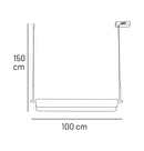 Orkos Marble Pendant Light Chandelier 100 Cm - Heka Lighting & Trading Limited