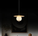 Mintaka White Marble Globe Antique Pendant Light Chandelier - Heka Lighting & Trading Limited