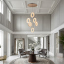 Asena 6-Piece Living Room Acrylic Led Pendant Light Chandelier