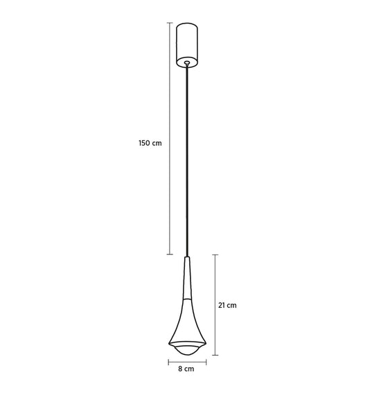 Odessa Threegon Led Pendant Light Chandelier