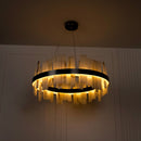Ekho Marble Platinum Pendant Light Chandelier 80 Cm - Heka Lighting & Trading Limited