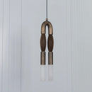 Pony Horse Hair Dark Antique Marble Pendant Light Small Chandelier - Heka Lighting & Trading Limited