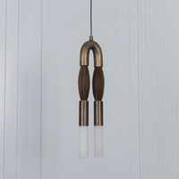 Pony Horse Hair Dark Antique Marble Pendant Light Small Chandelier - Heka Lighting & Trading Limited