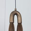 Pony Horse Hair Dark Antique Marble Pendant Light Small Chandelier - Heka Lighting & Trading Limited