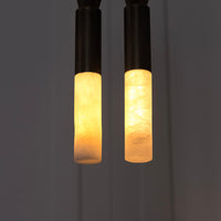 Pony Horse Hair Dark Antique Marble Pendant Light Small Chandelier - Heka Lighting & Trading Limited