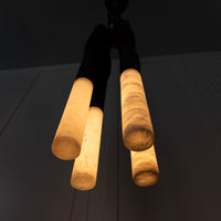 Pony Double Horse Hair Dark Antique Marble Pendant Light Big Chandelier - Heka Lighting & Trading Limited