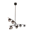 Lima 6's Transparent Acrylic Platinum Chandelier - Heka Lighting & Trading Limited