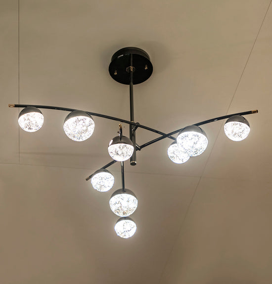 Lima 9's Transparent Acrylic Platin Chandelier
