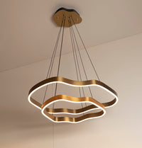 Marsis 2-Row Stainless Antique Living Room Led Chandelier - Heka Lighting & Trading Limited