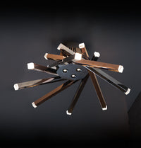 Bişkek Platinum Stainless Acrylic Plafonyer 88 Cm - Heka Lighting & Trading Limited