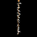 Peru Brass Transparent Swallow Glass Chandelier 300Cm - Heka Lighting & Trading Limited