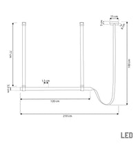 Lizbon Black Leather Chandelier - Heka Lighting & Trading Limited