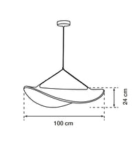 Galaxy Soft Touch White Dalga Pendant Light Chandelier 100 Cm - Heka Lighting & Trading Limited