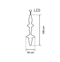 Altair Soft Touch White Polygonal Pendant Light Chandelier 190 Cm - Heka Lighting & Trading Limited