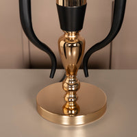 Torino Gold-Black Three Arm Lampshade - Heka Lighting & Trading Limited