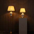 Kannus Antique White Porcelain Floor Lamp - Heka Lighting & Trading Limited