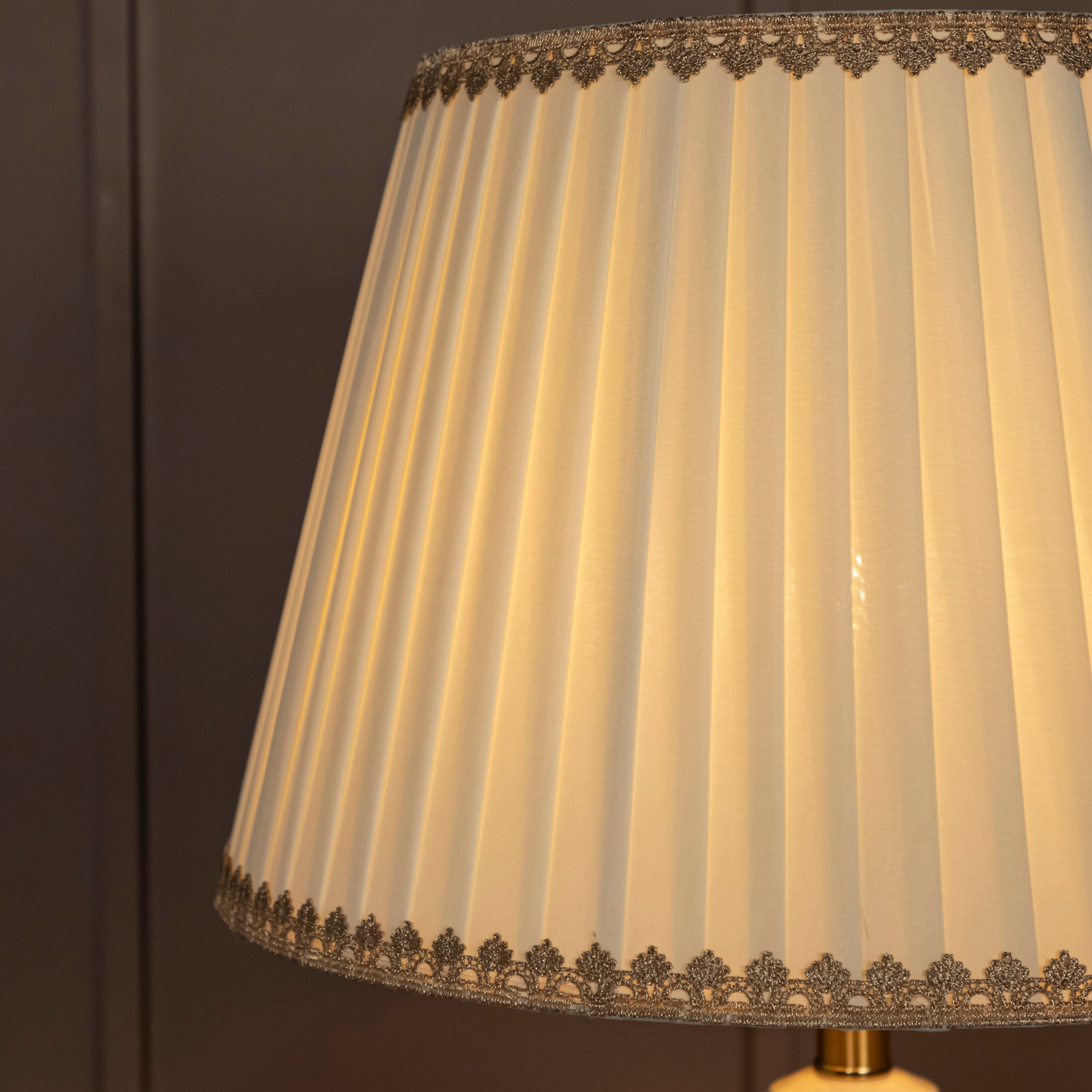 Kannus Antique White Porcelain Floor Lamp - Heka Lighting & Trading Limited