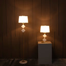 Ponzan White Marble Antique Floor Lamp | Modern Decorative Lighting For Homes & Hotels - Heka Lighting & Trading Limited