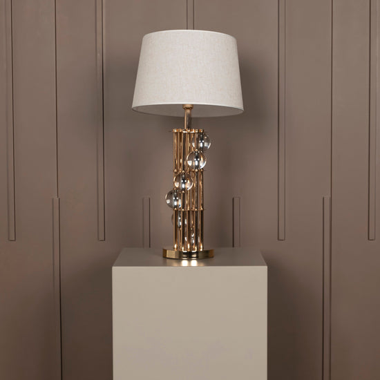 Bonn Gold Transparent Glass Lampshade