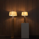 Napoli Gold Cream Floor Lamp - Heka Lighting & Trading Limited