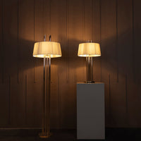 Napoli Gold Cream Floor Lamp - Heka Lighting & Trading Limited
